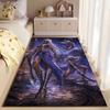 Fierce Warrior Goddess Artwork suitable as a non-slip mat for the living room or bedroom sofa