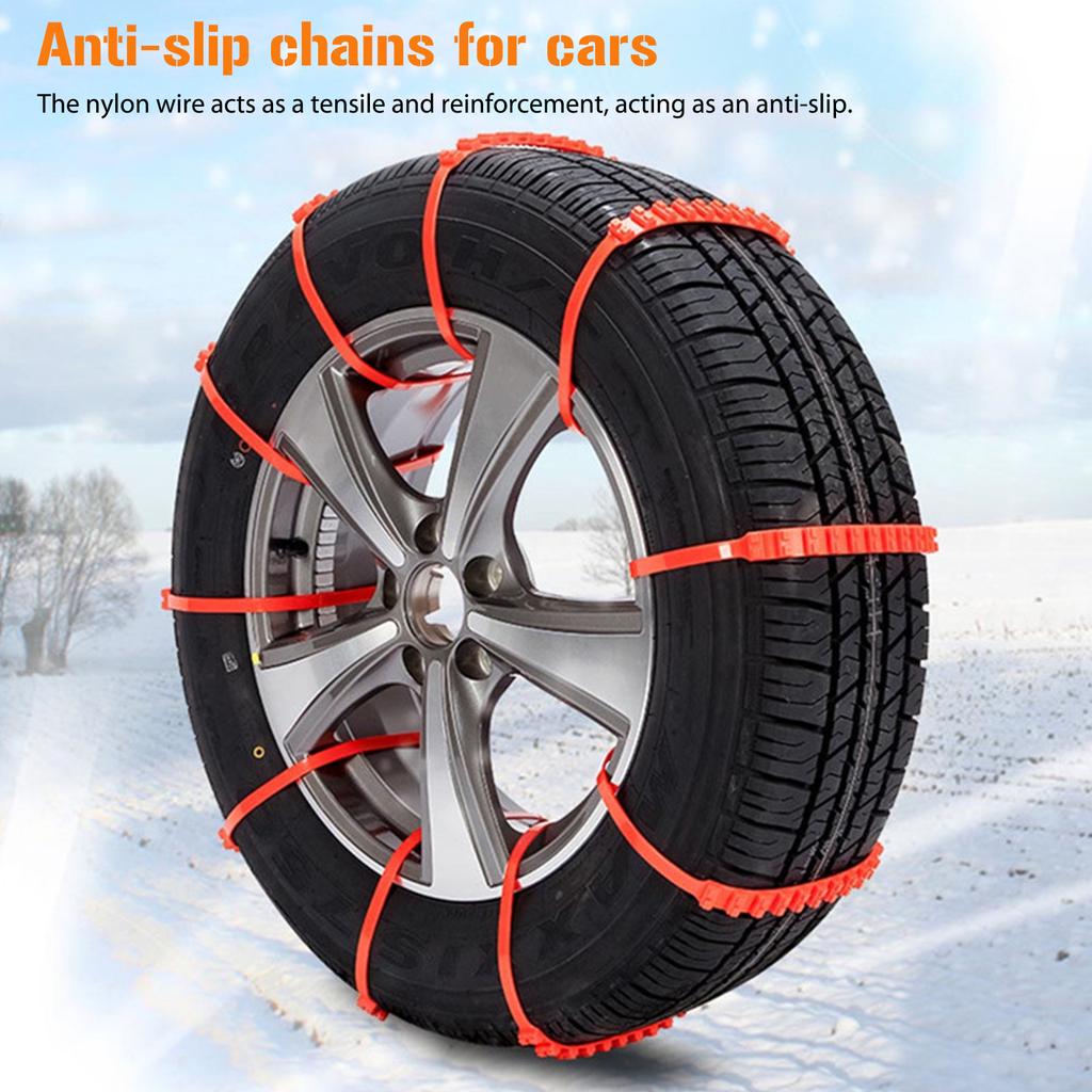 10/20/40Pcs Anti-Skid Snow Chains Car Winter Tire Wheels Chains for Car Truck Snow Mud Wheel Tire Cable Ties Anti-slip Chains