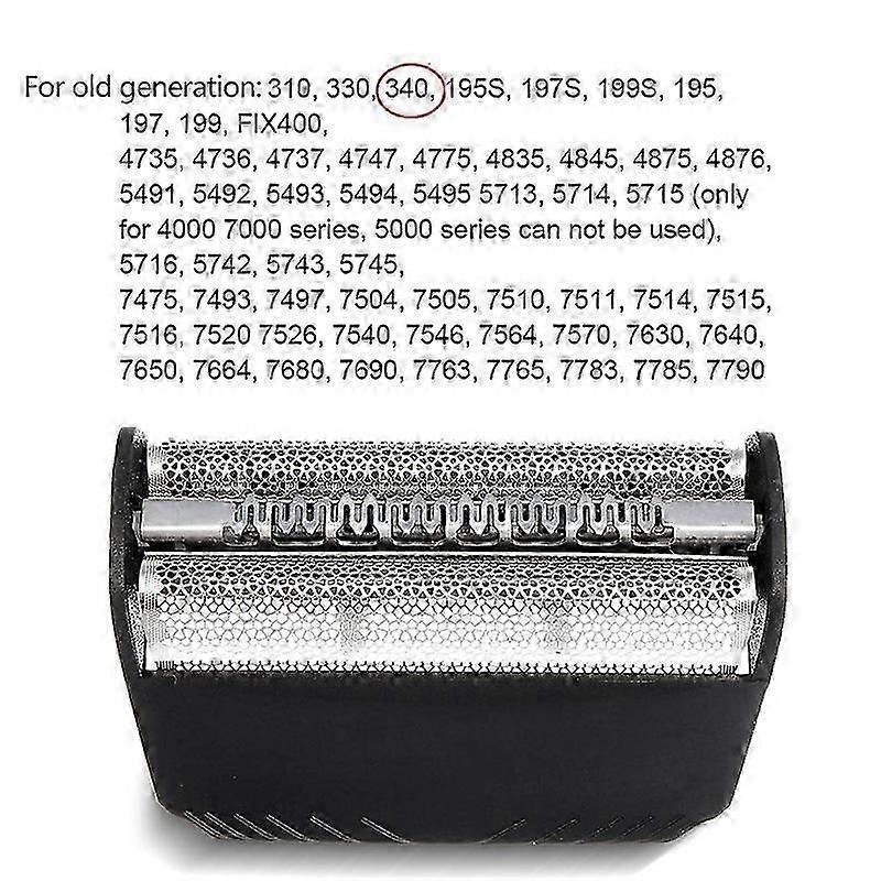 Replacement Shaver Foil Cutter Blade 30B for BRAUN 330 199 197S-1 195S-1 4845 4745 5743 7516 7475 74 Series