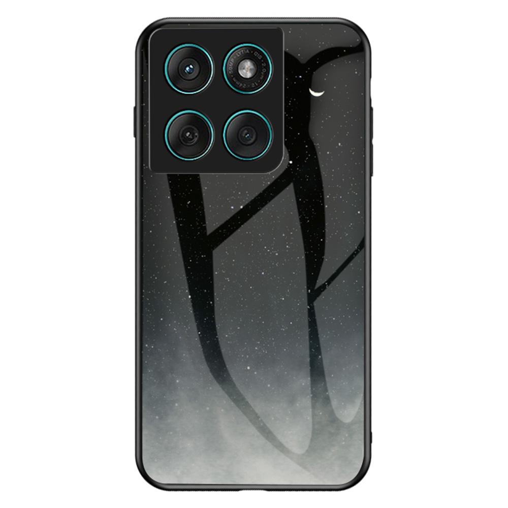 Чехол для Motorola Edge 60 Fusion 5G/Edge 60 5G с рисунком «Звездное небо», крышка для телефона из закаленного стекла