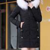 Winter new counter women's clothing fashion temperament simple commuting thickened warm cotton jacket