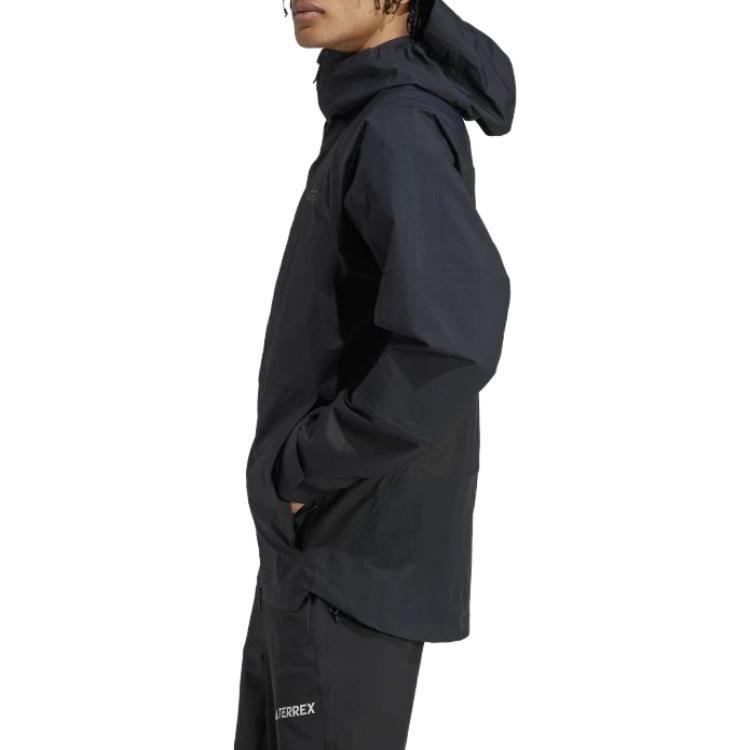 adidas Куртки Мужские Черные С Капюшоном Умеренные Другие HN2921