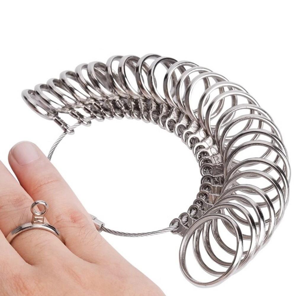 Accurate Measurement Ring Measurement Tool Finger Ring Gauge Kit Jewelry Sizing Measuring