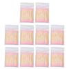 10 Bags Dual-End Pointed Cleaning Tip Swabs Manicure Cotton Stick  Eyeliner & Cosmetic Touch-Up Work