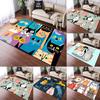 Cute Cat Carpet Yoga Living Room Room Decor Children's Crawling Mat Doormat  Living Room Area Rug Games Area Washroom Floor Mat