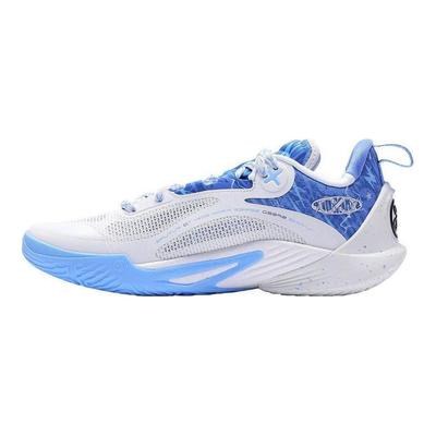 Баскетбольные кроссовки Li Ning Bipolar X Stagroup X Flash 10 Oso Fabric TPU Sky Support Durable Mid-Top для мужчин, белые, синие, ABAT085-17