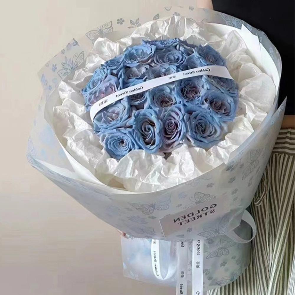 20Pcs Translucent Florist Packaging Paper Waterproof Bouquet Wrapping Paper  Gifts