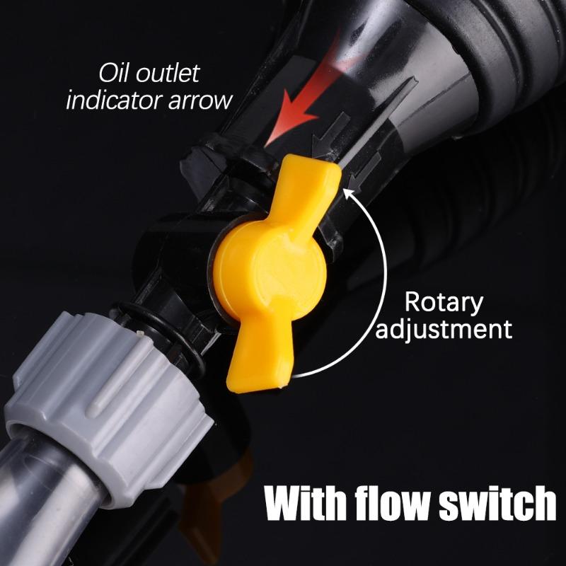 Ручной топливный насос в комплекте Автомобильное устройство для откачки масла Ручной подкачивающий насос Ручная всасывающая труба Комплект бензинового насоса Оборудование для заправки топливом