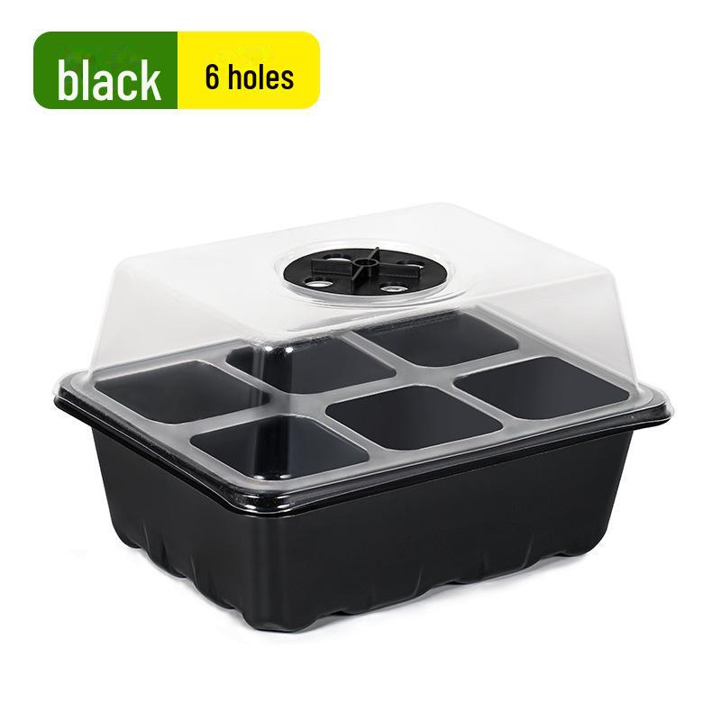 Трехсекционный воздухопроницаемый ящик для рассады для садоводства и пересадки