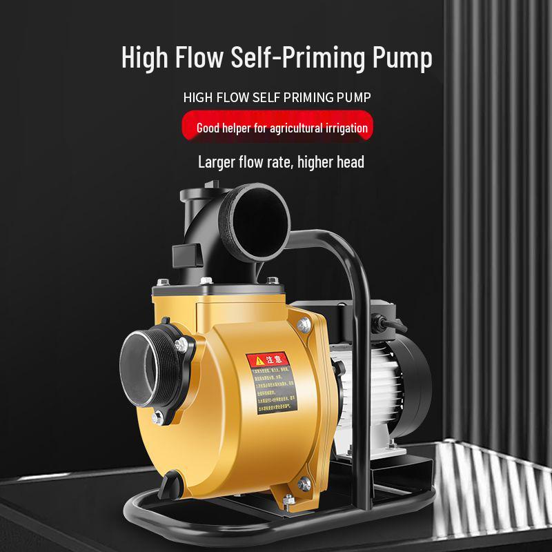 Brushless DC Self-Priming High-Pressure Water Pump with Remote Control for Electric Bikes and Cars