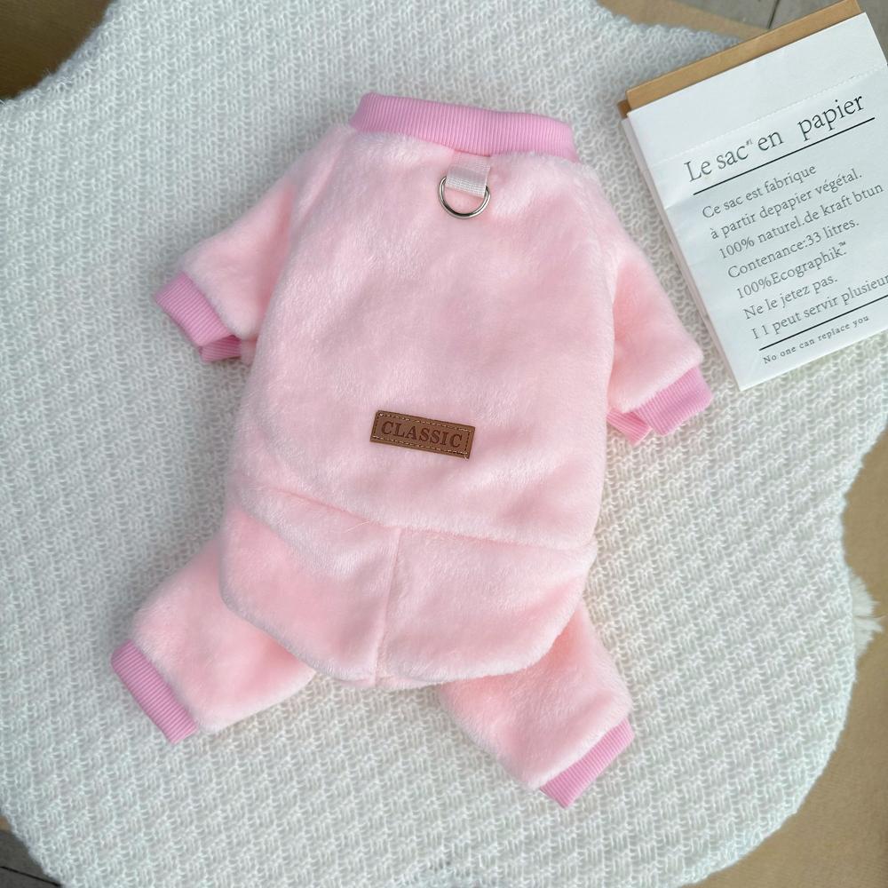 Зимняя одежда для питомцев Тяжелый плюшевый флис Теплая одежда для улицы Одежда для кошек и собак Мягкий удобный осенний жилет для щенка Маленькая средняя одежда для собак