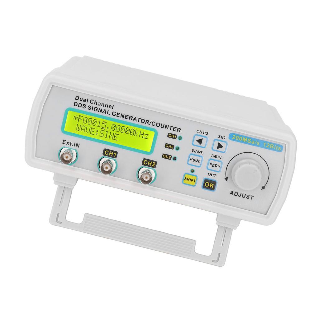 Signal Generator Frequency Counter DC5V DDS Dual Channel Programmable Function Signal Generator Counter 100‑240V US Plug