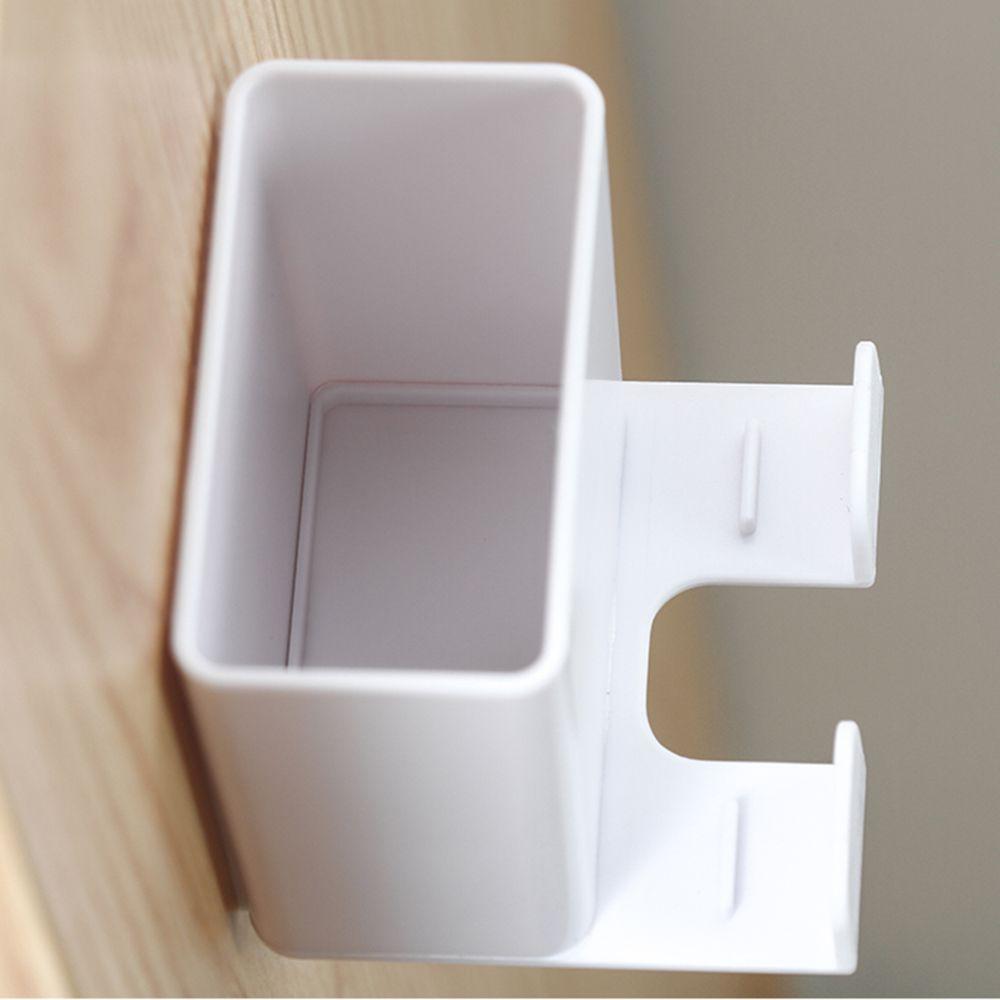 Plug Holder Remote Control Organizer Adhesive Hanger Air Conditioner Storage Box Fixed On Wall