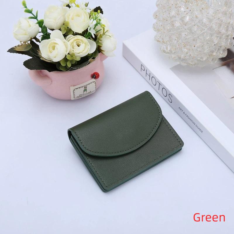 Portable Women's Wallet with Secure Card and Coin Compartments PU Leather for All Seasons