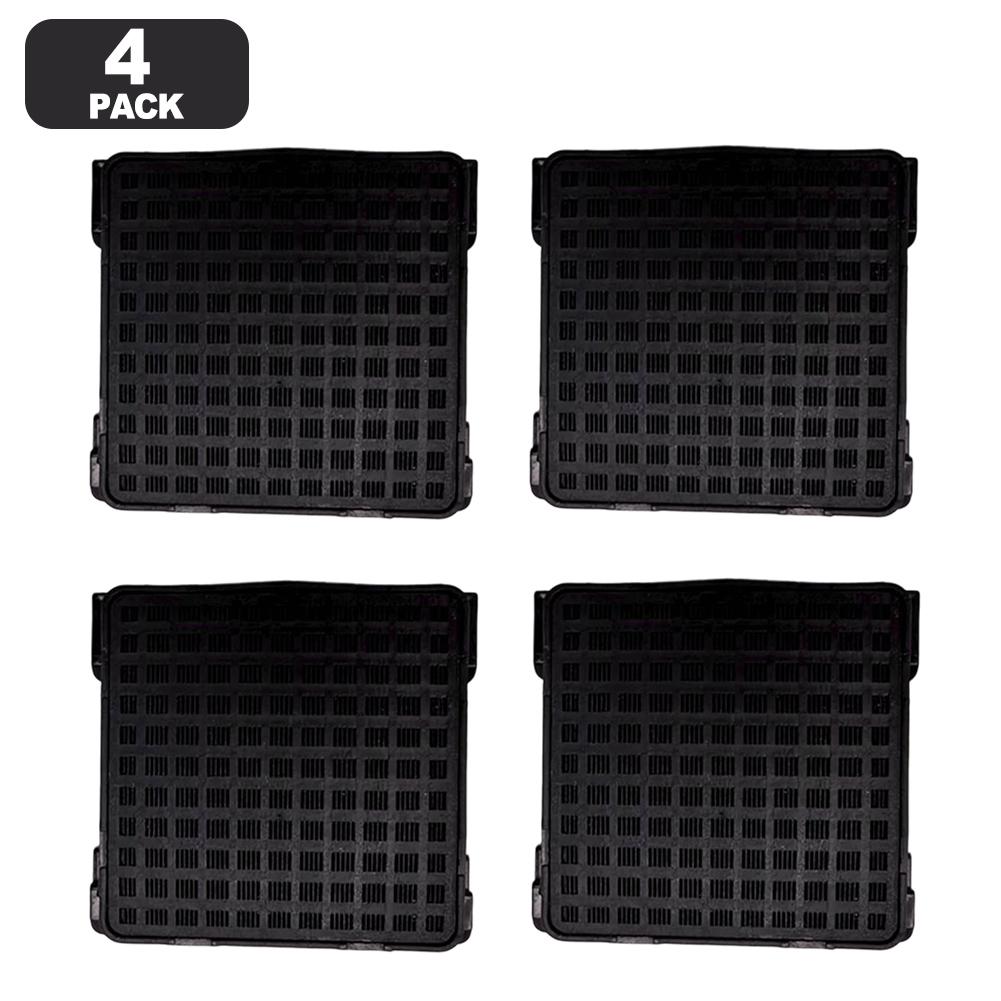 2/4 шт. Фильтр с активированным углем для свежего воздуха для Liebherr 9096989,909698900,9882429,988242900 Запасной угольный фильтр