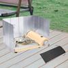 Camping Stove Windscreen Camp Wind Guard Outdoor Windshield Blocker for Hiking