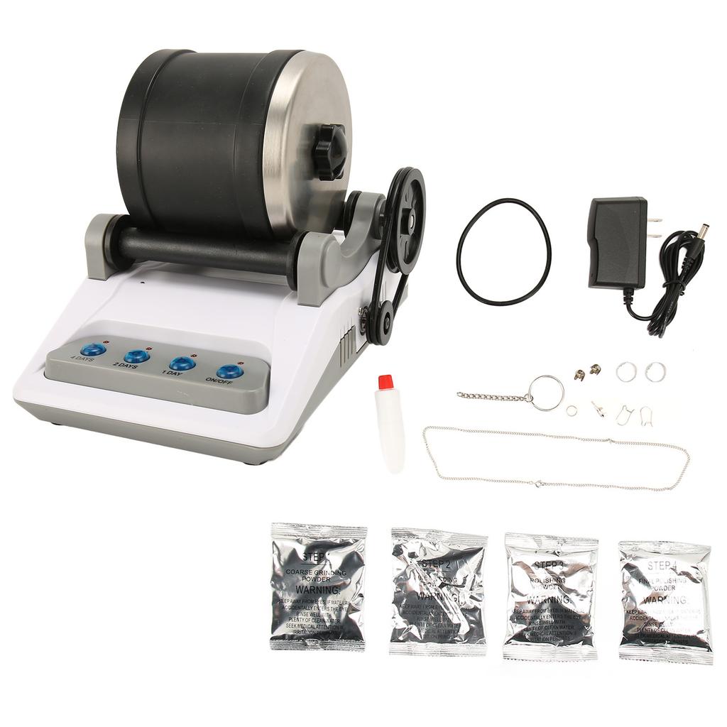 Rock Tumbler Kit Includes Rocks Polishing Powder Starter Rock Tumbling Kit DIY Rock Polisher for