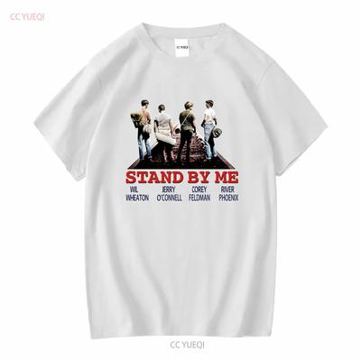 Stand By Me T Shirt B87 Classic Comedy Movie Poster Retro Cool Top Vintage Washed Fashion Designer Clothes Stylish Breathable