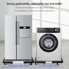 Rubber Wheel 40cm-60cm Mobile Fridge Stand Base,Washing Machine Stand with Wheels, Adjustable