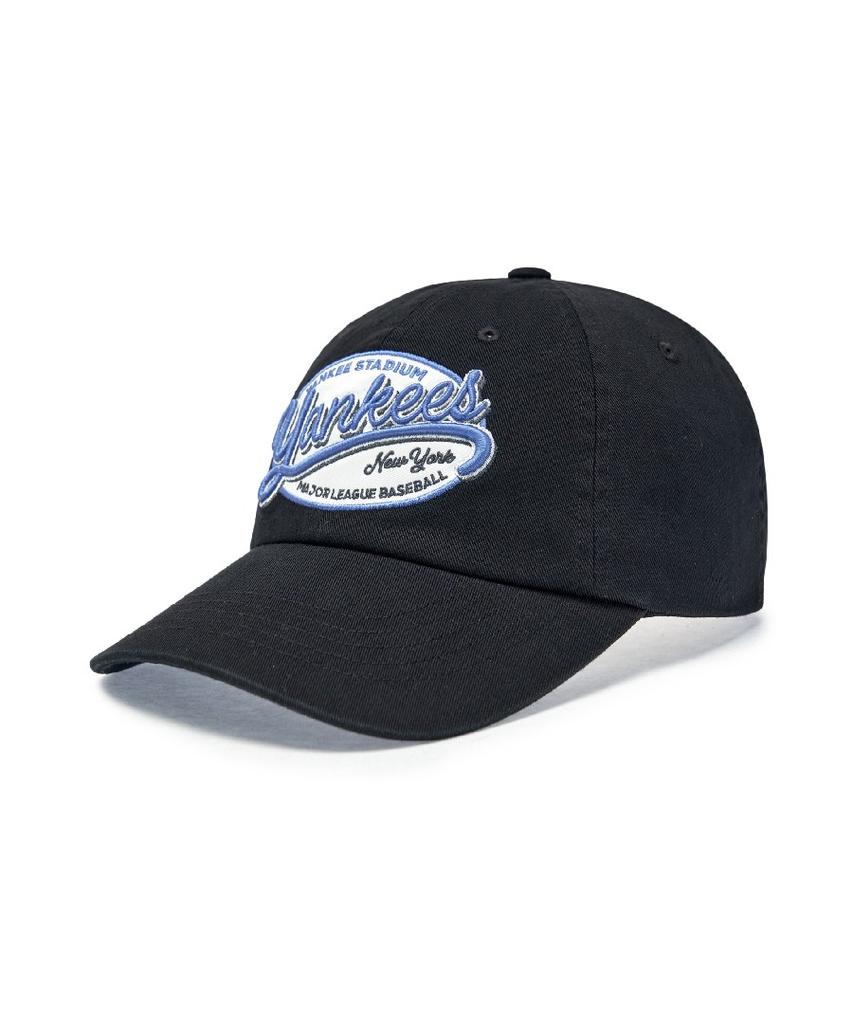 Кепка-бейсболка Emelbi Street Oval Cursive Unstructured Ny (черный)