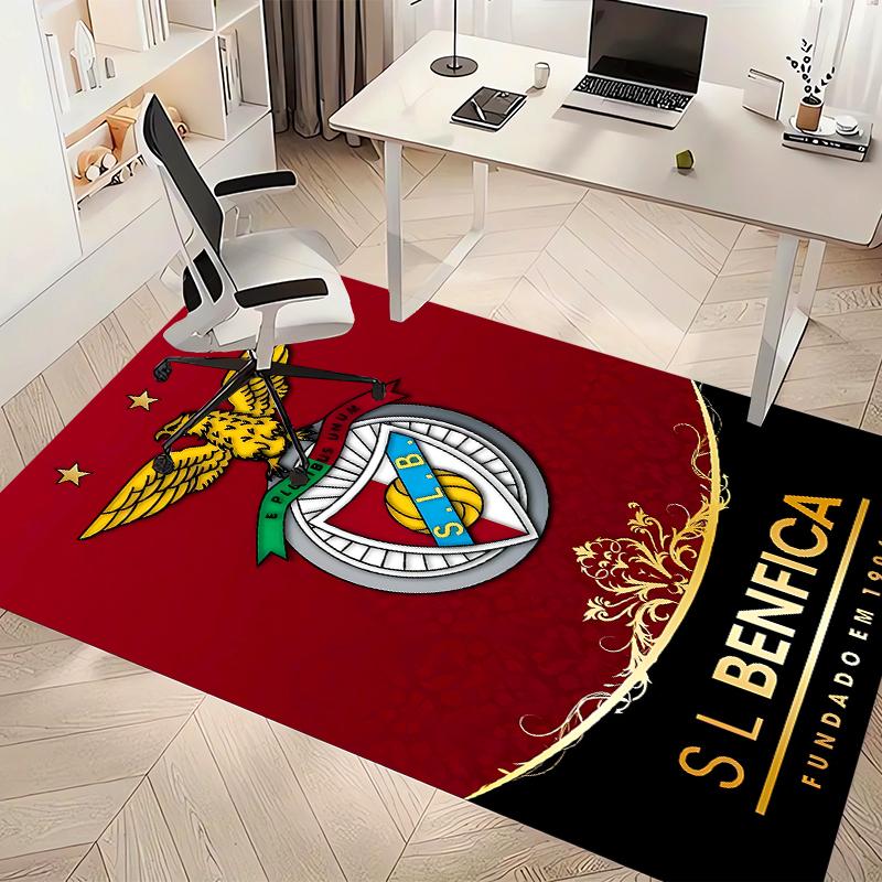 Sport Lisboa e Benfica Printed Absorbent Washable Carpet, Non-Slip Bathroom Mats, Kitchen Rugs, Yoga Mat,Living Room Entrance, Camping Picnic Rugs