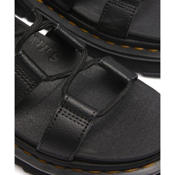 Dr. Martens Nartilla Athena Кожаные гладиаторские сандалии Черные женские кроссовки 31617001