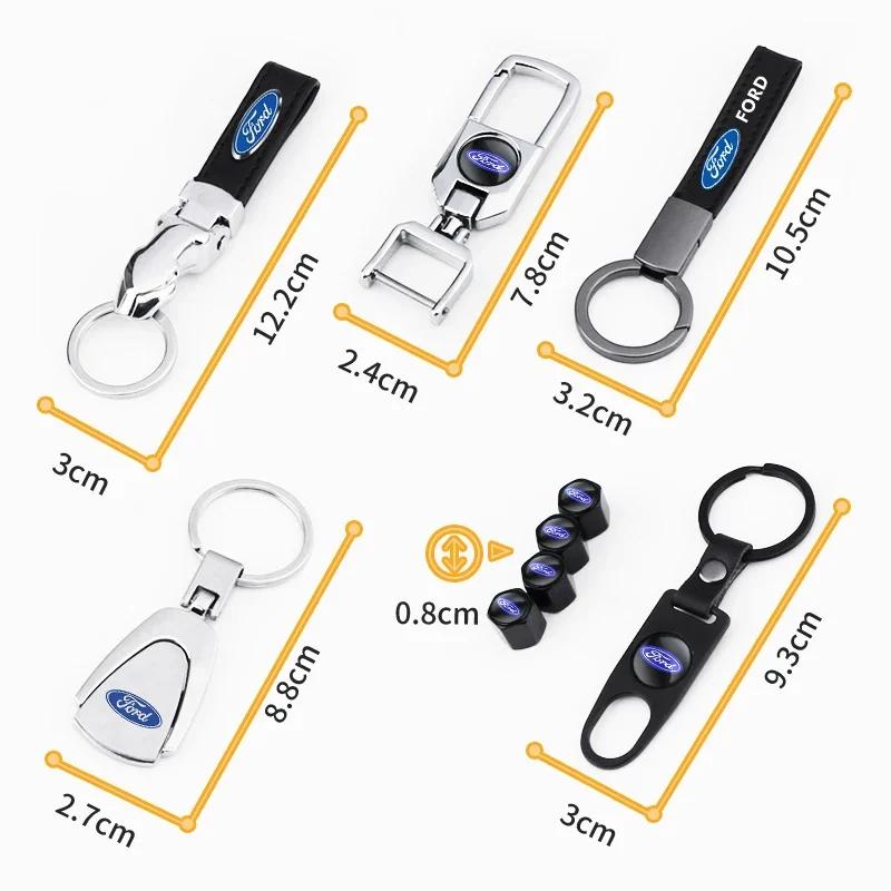 Горячая автомобильная наклейка Для автомобиля Ford Металлическая кожаная брелок Высококачественный подарок Для Ford Focus 2 MK2 4 MK3 MK4 ST Mondeo Festiva Fusion S