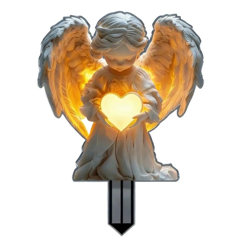 Durable Acrylic Cemetery Garden Decoration Stake Weather Resistant For Memorials Landscaping And Outdoor Ornaments Use