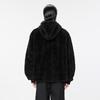 JNBY Faux Fur Hooded H-type Coat