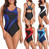 Сексуальные женские купальники, однотонные цельные купальники, комплекты бикини, пляжная одежда, купальные костюмы