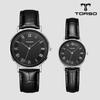T107L-SBBK Classico Quartz Couple Watch Unisex Leather Watch