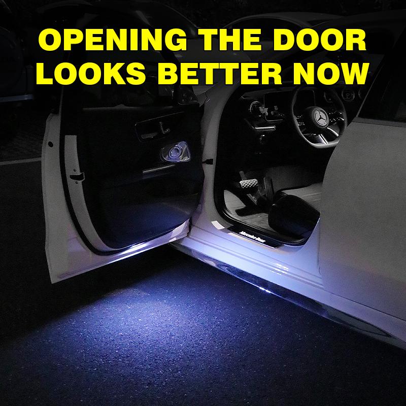 Car Led Multifunctional Welcome Light Magnetic USB Charging Auto Infrared Open Door Safe Anti-collision Warning Signal Lamp