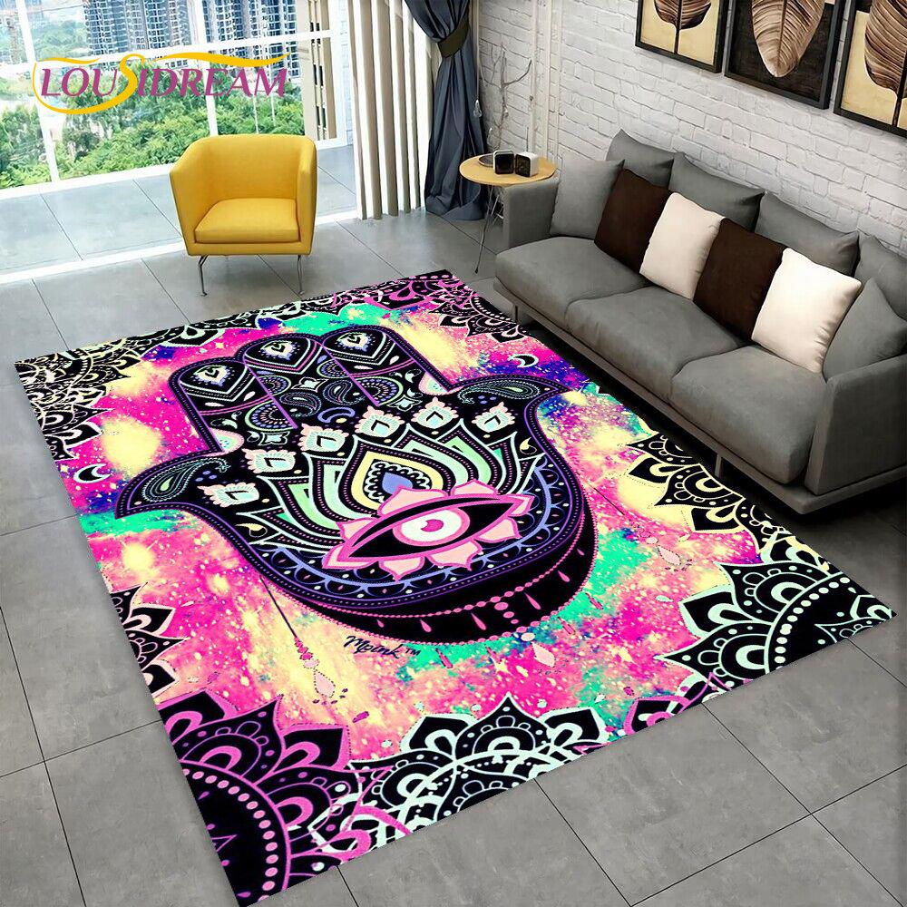Коврик Nazar Evil Eye Tree of Life, ковер для дома, гостиной, спальни, дивана, коврик для кухни, декор для кухни, нескользящий напольный коврик для детских игр
