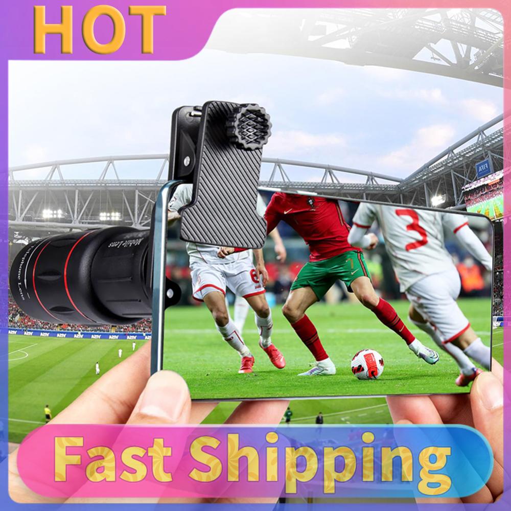 18/36/64X Telephoto Phone Lens with Phone Clip Phone Camera Lens Long Focus Zoom Cellphone Camera Lens for Android and iPhone
