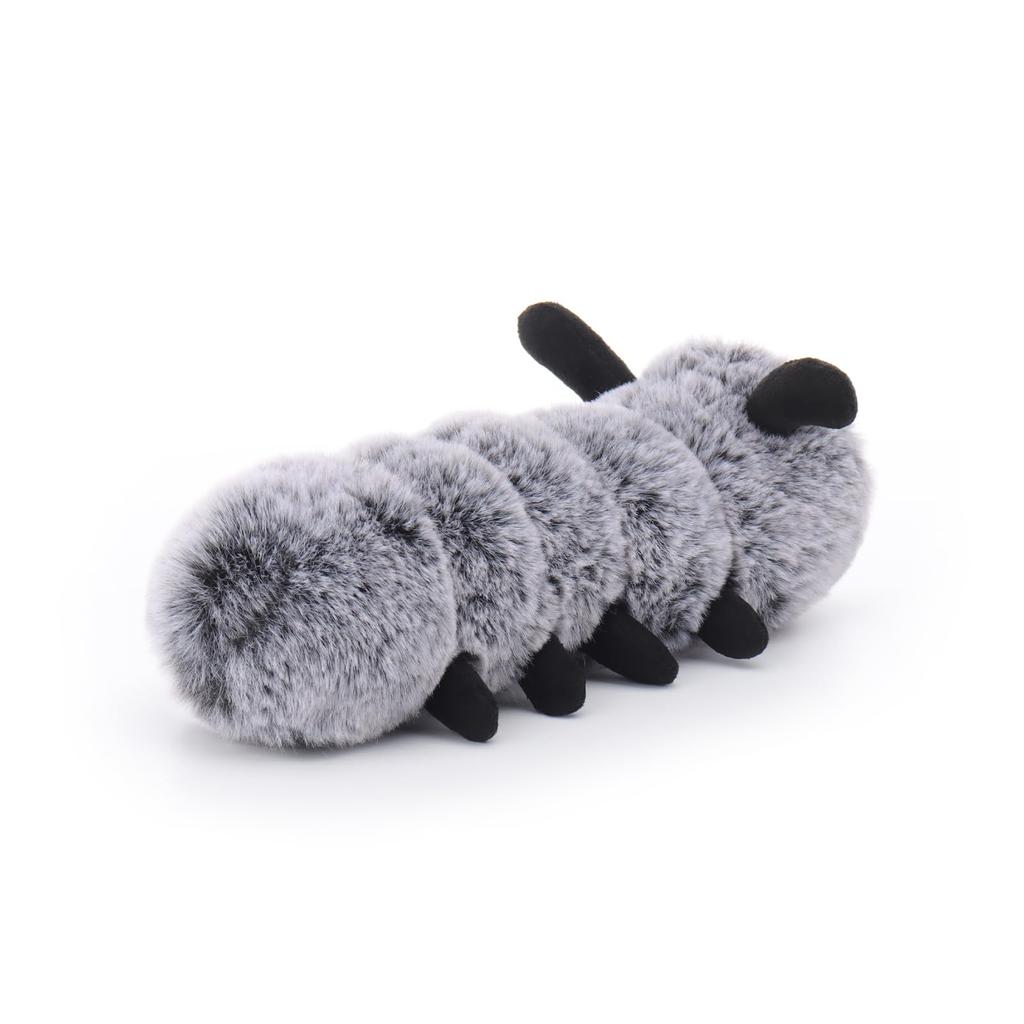 Apricot Lamb Happy Caterpillar Plush Toy for Kids, Soft and Cute Fluffy Happy Caterpillar for Girls and Boys, 20cm