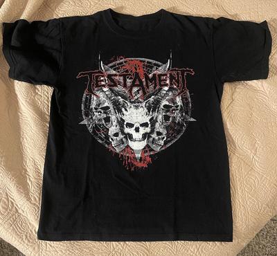 Футболка с логотипом метал-группы Testament Подарок для фаната Хлопковая футболка от S до 5XL ED129