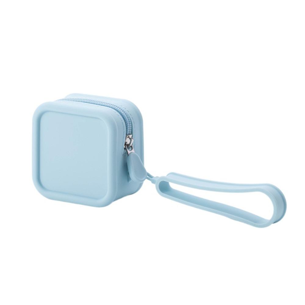 Силиконовая косметичка цвета Моранди, кошелек для монет, сумка для мелочей, многофункциональная сумка для хранения, женская