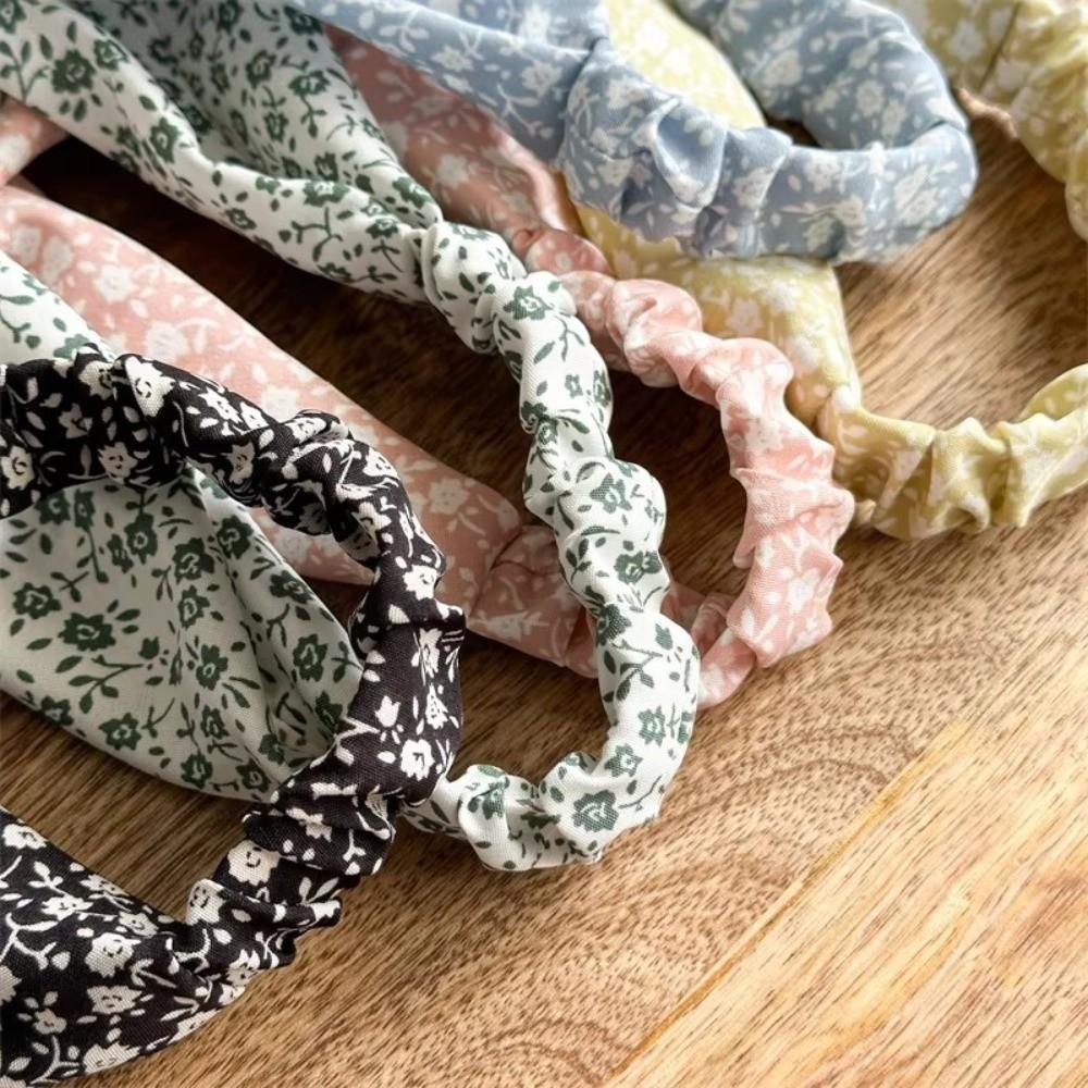 Chiffon Triangle HeadScarf Elastic Band Ladies Turban Summer Autumn Hair Accessories  Girls