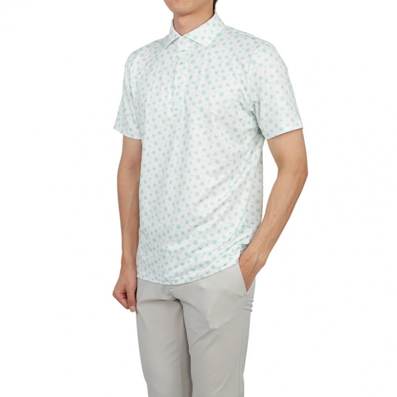 Galleria G Fore Golfwear Мужская футболка с коротким рукавом и воротником G4mS23k060a lotus