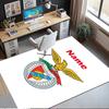 Custom Name S.L. Benfica Printed Carpet,Rug for Office Chair Living Room Bedroom Kitchen Room Decor Gifts.