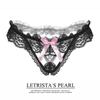 Lace Novelty Thong Erotic Panties Ladies Buttocks Pearl Massage Transparent Hollow Sweet Temperament T Pants