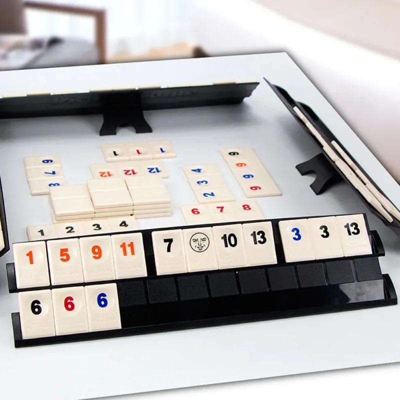 Быстрая Рамми Плитки Классическая Настольная Игра 2-4 Игрока Израиль Маджонг Цифровая Игра Самая Популярная Игра для Вечеринки Портативная