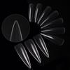 500 Pcs Boxed Transparent Coffin Fake Nails Natural Long Ballet Full Coverage Nail Tips Decorations Pressed On The Nails