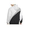 Jordan Jumpman Wave Asymmetrical Logo Patchwork Woven Jacket Men Jacket Black Gray CK6867-077