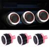 3 Pack Air Conditioning Control Knobs Button For 206 207 Enhancing Driving Experience Efficient Temperature Management