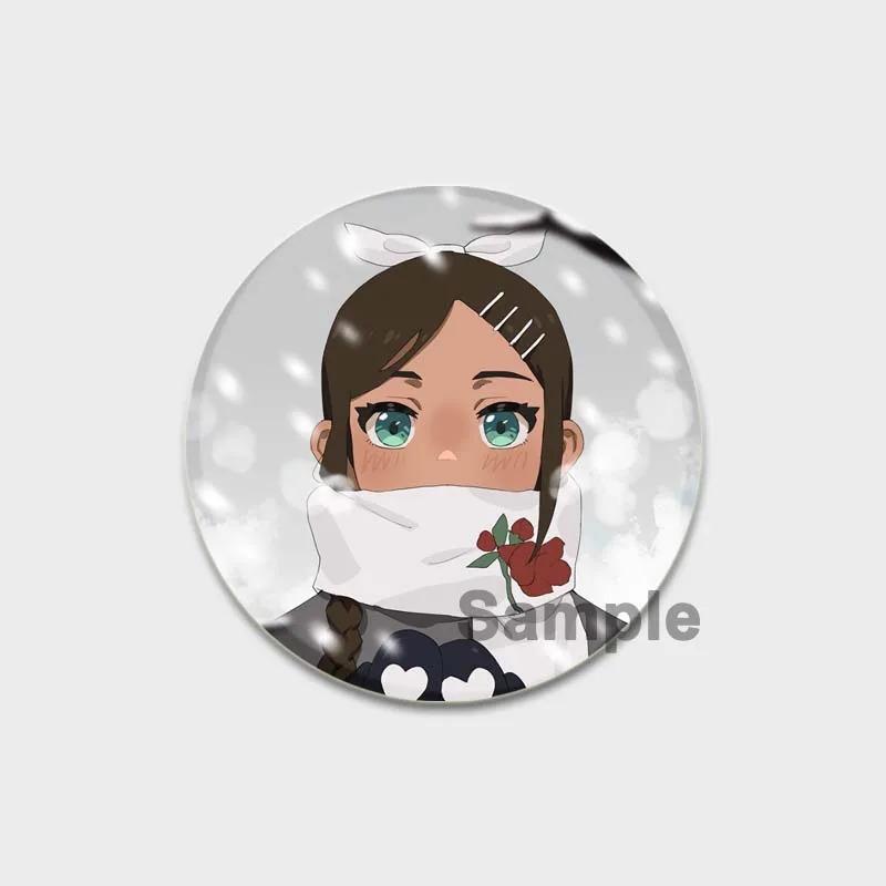 32/44/58MM Wonder Egg Priority Brooches, Cartoon Ohto Ai Cosplay Badge, Anime Brooch, Enamel Pin, Jewelry Accessories, Backpack Decoration