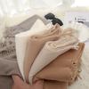 New Solid Color Maillard Autumn and Winter Scarf Versatile Imitation Cashmere Scarf Women's High-end Warm Scarf Shawl