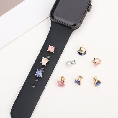 Металлические гвозди с бриллиантами, ремешок, аксессуары, ремешок для часов, орнамент, декоративное кольцо, браслет, подвески