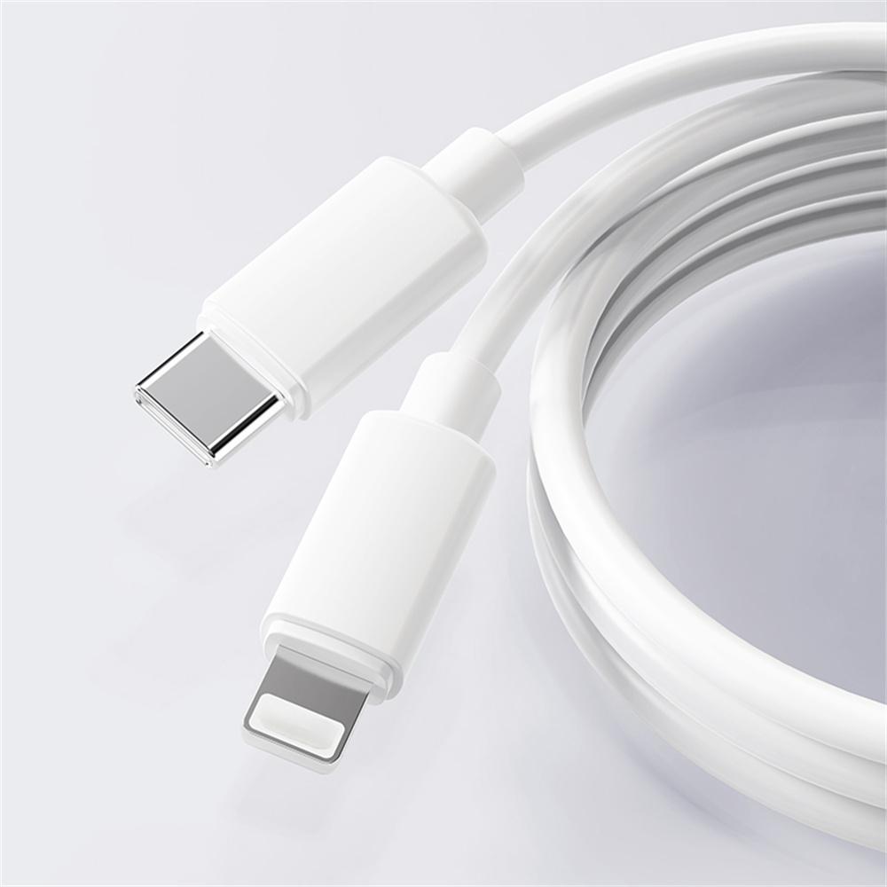 ROCK 1m 2 in 1 Charging Cable USB-C to USB-C+ Lightning 3A Fast Charging Data Cord