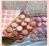 HERORANGE Heart Keyboard 12 Color Eye Shadow Стойкий High Color Rendering Smooth Powder Eye Makeup